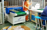 湖南衡陽某力鞋廠全面檢針機使用現場